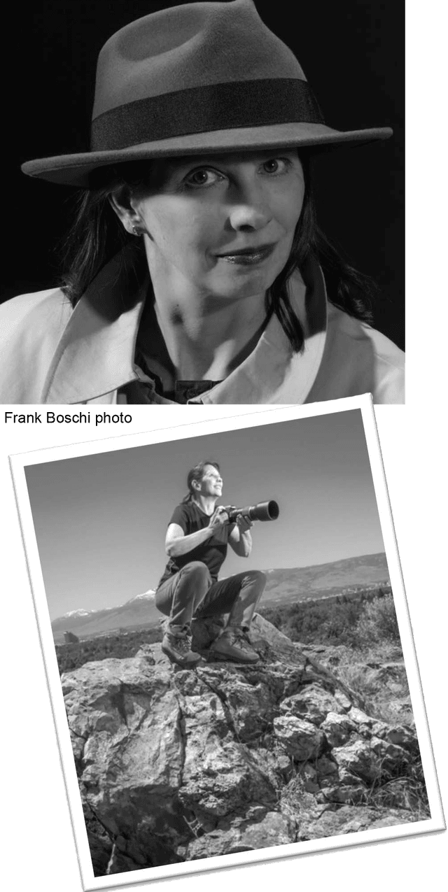 two pictures of Barabara Dayes